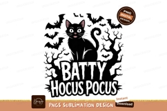 Black cat face pink ears image Product Image 1