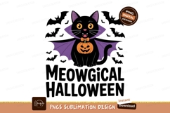 Black cat bat costume pumpkin image Product Image 1