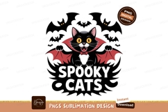 Black cat vampire bat wings image Product Image 1