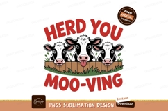 Herd You Mooing Cows farm fence Product Image 1