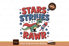 Dinosaur superhero with rocket stars Product Image 1