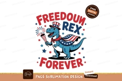 Blue dinosaur holding firework wearing hat scarf Product Image 1