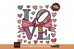 Love Graphic Ornament Heart Sublimation Png Product Image 1