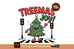 Cheerful Christmas tree with traffic lights image Product Image 1
