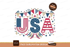 Patriotic Usa Design With Stars Vector Product Image 1
