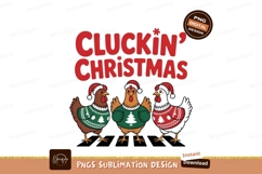 Chickens Wearing Christmas Sweaters hats festive Product Image 1
