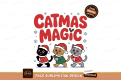 Festive felines celebrate holiday cheer cats christmas Product Image 1
