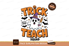 Ghost teacher trick teach sublimation halloween Product Image 1