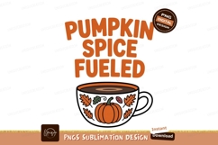 Pumpkin spice fueled fall design autumn Product Image 1