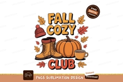 Autumn cozy club pumpkin boots Product Image 1