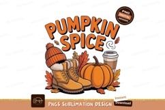 Autumn boots pumpkin spice coffee image Product Image 1