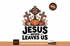 Autumn crosses pumpkins crown thorns image Product Image 1