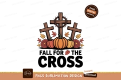 Autumn crosses pumpkins floral wreath flower Product Image 1