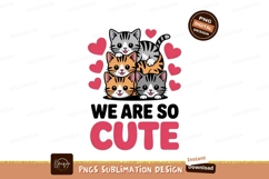 Adorable Kittens Hearts cats cute Product Image 1