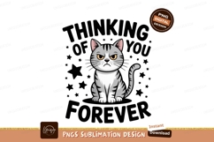 Grumpy tabby cat illustration animal Product Image 1