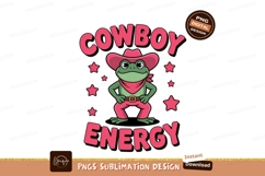 Frog cowboy pink hat bandana image Product Image 1