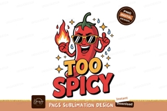 Fiery chili pepper character with sunglasses yellow Product Image 1