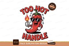 Red chili pepper holding matchstick image Product Image 1
