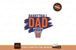 Basketball Dad Graphic For Fathers Day Product Image 1