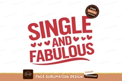Single And Fabulous Bold Red Design Product Image 1