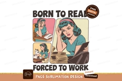 Comic Book Style Reading Work Image Product Image 1