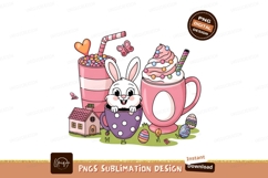 Cute Cartoon Easter Bunny Sweet Treats Product Image 1