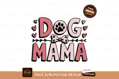 Dog Mama Cute Graphic Sublimation Png Product Image 1