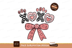 Valentines Day Sublimation Png Hugs And Kisses Product Image 1