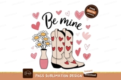 Cupid UniveValentine Cowboy Boots Daisies Be Minersity Estab Product Image 1