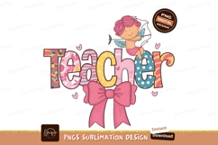 Cute Teacher Appreciation Design With Cupid Product Image 1