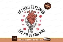Skeleton Hand Heart Valentines Day Design Product Image 1