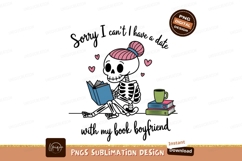 Skeleton Reading Date With Book Boyfriend Product Image 1