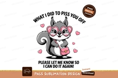 Funny Squirrel Sublimation Png Design Vector Product Image 1