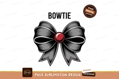 Bowtie Vector Illustration Gray Red Accent Product Image 1