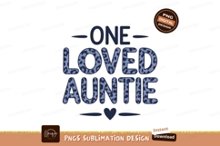 One Loved Auntie Leopard Print Design Product Image 1