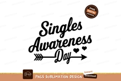 Singles Awareness Day Vector Sublimation Png Product Image 1