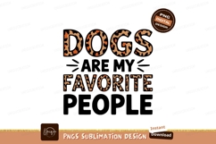 Dogs Are My Favorite People Design Product Image 1