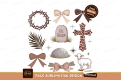 Easter Resurrection Clip Art Sublimation Png Product Image 1