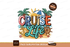 Cruise Life Beach Elements Sublimation Png Artwork Product Image 1