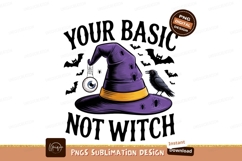 Halloween Not Witch Vector Art Graphic Product Image 1