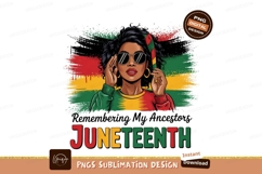 Juneteenth Freedom Black Woman Celebration Art Sublimation Product Image 1