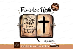Bible Verse Open Book Sublimation Design Product Image 1