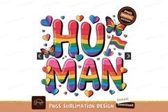 Pride Month Human Heart Rainbow Colors Product Image 1