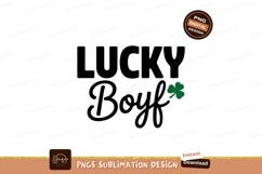 Lucky Boy St Patricks Day Design Graphic Product Image 1