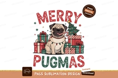 Merry Pugmas Pug Dog Christmas Gifts Product Image 1