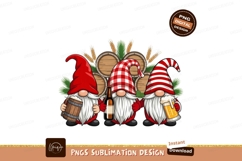 Beer Gnomes Party With Wooden Barrels Product Image 1