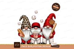 Baseball Gnomes Sublimation Ready To Print Product Image 1