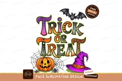 Cartoon Trick Or Treat Illustration Product Image 1