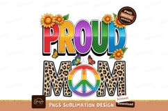 Proud Mom Lgbt Design Sublimation Png Product Image 1