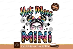 Hot Mess Mini Design Sublimation Product Image 1